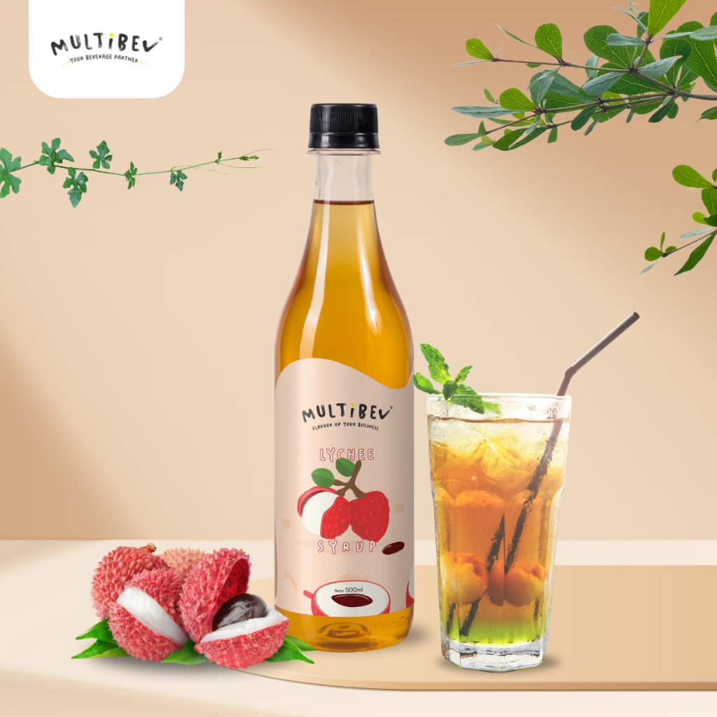 

MultiBev - Syrup Lychee Bottle 500ml - Sirup Minuman