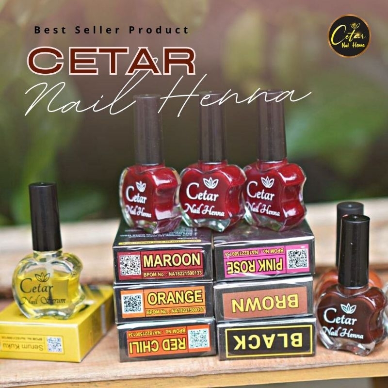 CETAR HENNA / NAIL HENNA CETAR / TUFFAH NAIL HENNA