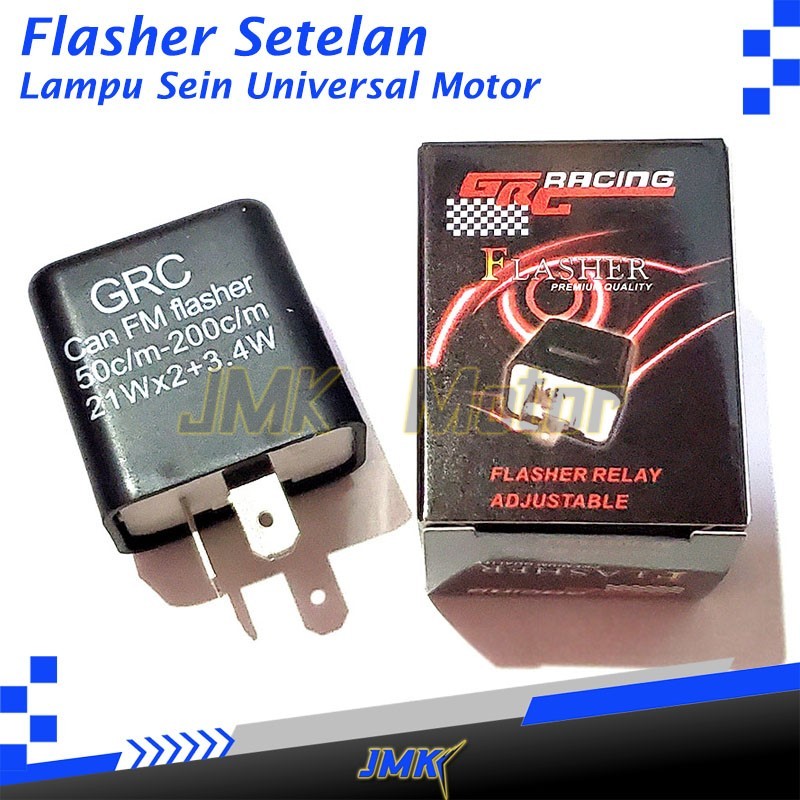 Flasher Sein Flaser Setelan Kedip Lampu Sein Motor Kedip Cepat Lambat Hazard Universal Motor