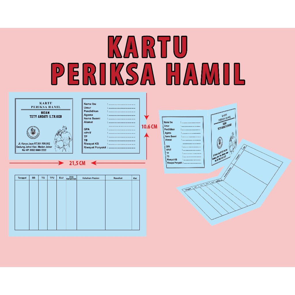 

KARTU PERIKSA HAMIL - KARTU AKSEPTOR KB