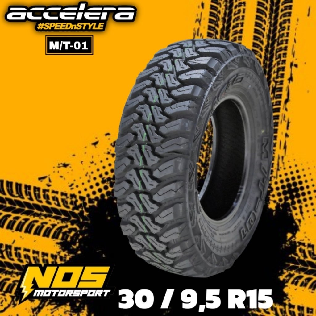 BAN MOBIL MT R15 30 9,5 ACCELERA M/T-01 BAN TUBLES RING 15 30/9,5 | BAN MOBIL OFFROAD