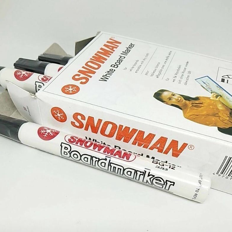 

KODE K27J SPIDOL SNOWMAN WHITEBOARD BG12 LUSINAN HITAM
