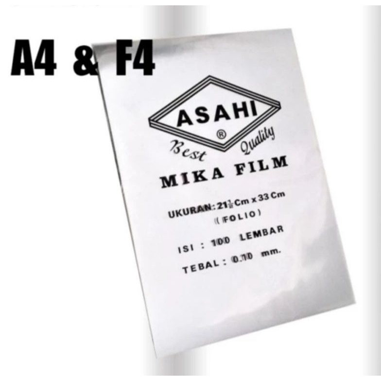 

KODE A12S Mika Jilid uk A4 dan F4Mika Film merk ASAHI