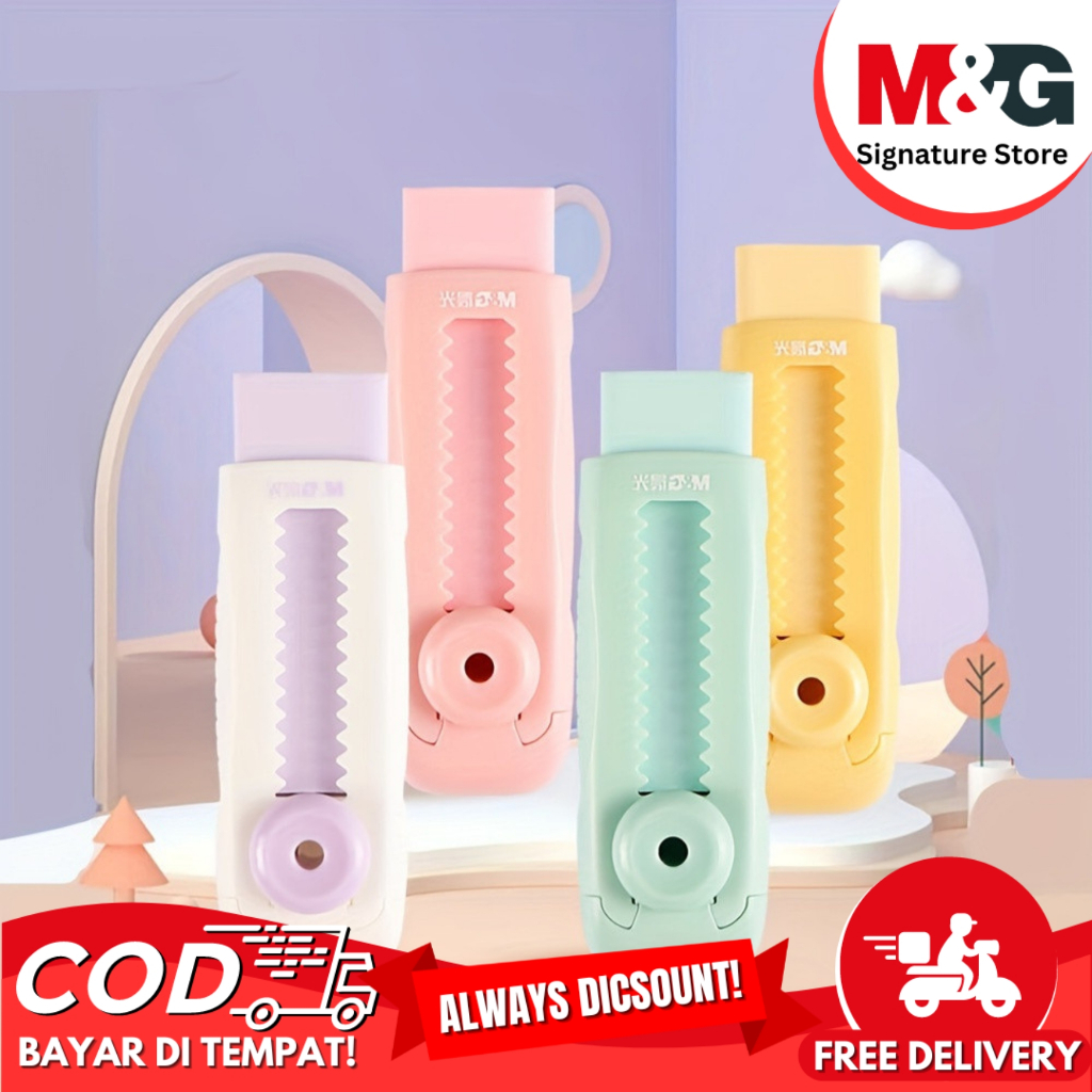 

Penghapus Push Eraser M&G Sliding Eraser Ice Cream Color #AXPQ4208 - Penghapus Mekanik Pastel Satuan
