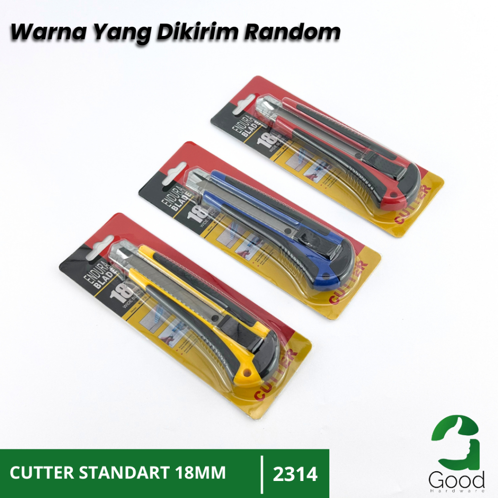 

Cutter Besar 18mm Pisau Silet Pemotong Kertas Serbaguna 2314