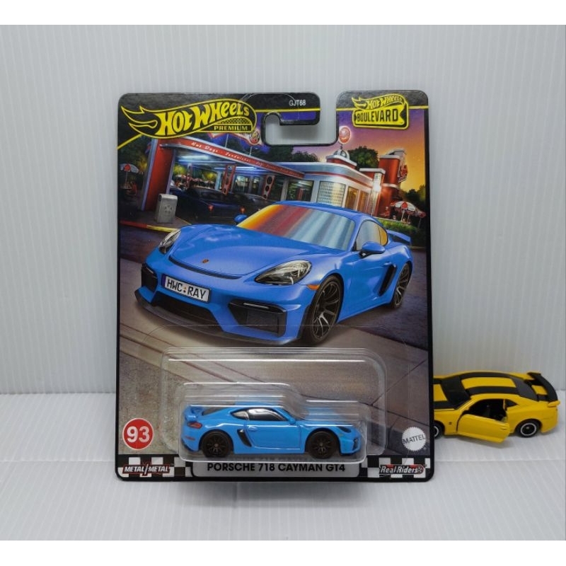 Hot Wheels Boulevard Porsche 718 Cayman GT4 Premium 2024 Mix 1 Hotwheels