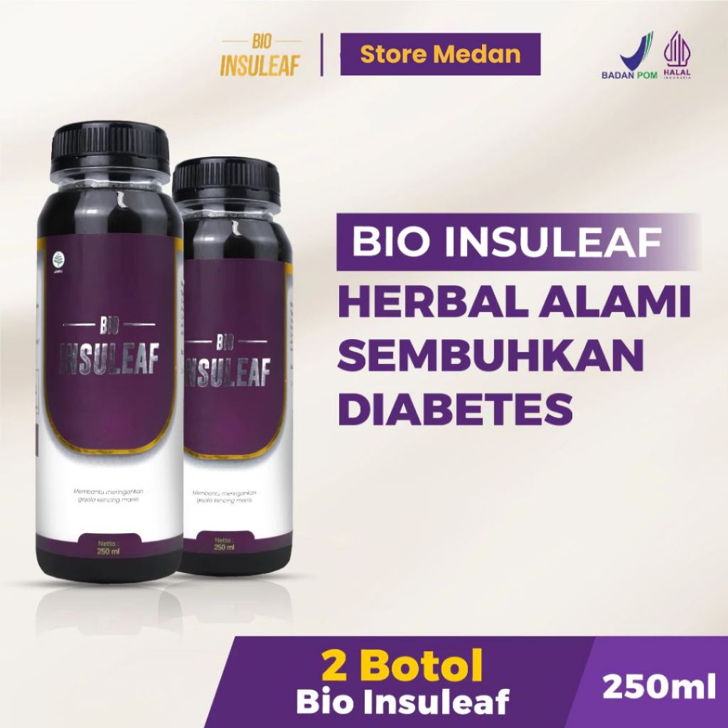 

Bio Insuleaf Herbal Alami Atasi Asam Urat & Kolestrol Original 2 Box