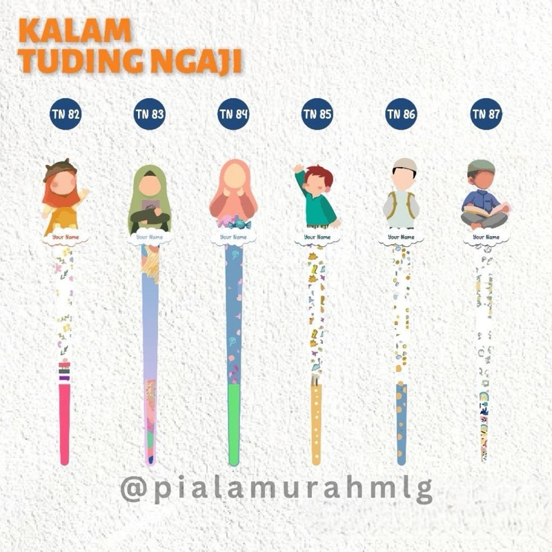 

Tuding Ngaji - Kalam Ngaji - Duding Ngaji Anak Akrilik Custom Nama Free Design