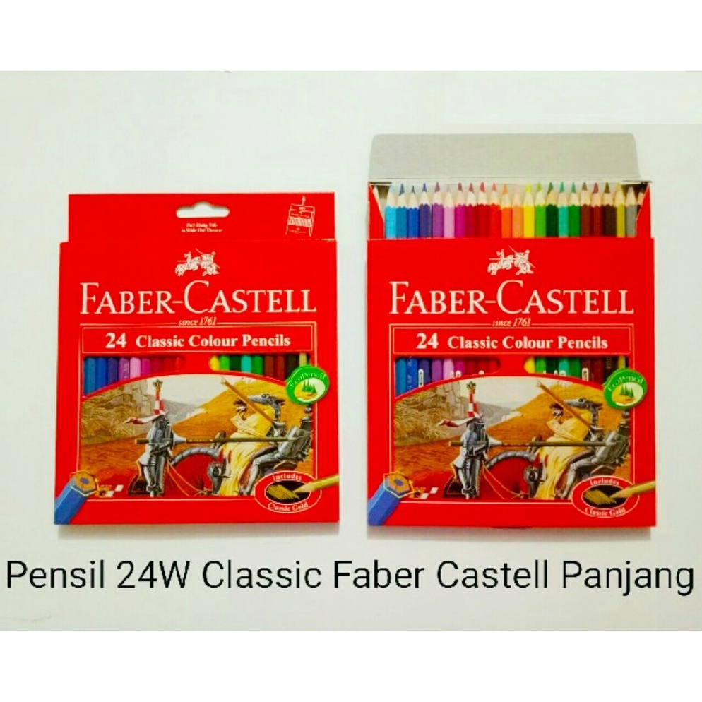 

KODE A22T FABER CASTEL 24 W CLASSIC COLOUR PENCILSPensil WarnaColour Pencil