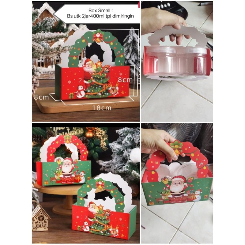 

Box Natal 2 jar 250ml box natal 2 jar 400ml box natal cookies box natal souvenir natal box hamper natal dus kue kering natal kotak kuker natal box kuker natal box cookies natal dus lucu natal box mungil natal box mini natal