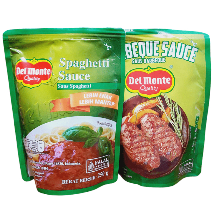 

Del Monte Saus Spaghetti/Saus Barbeque 250gr | Del Monte Barbeque Sauce/Spaghetti Sauce