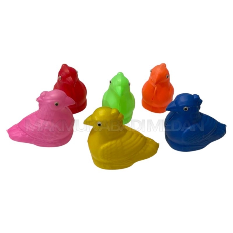 (1Pcs) Celengan Karakter Burung Lucu Unik Souvenir Celengan Plastik Mini
