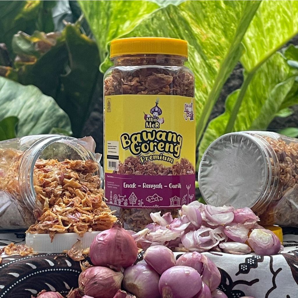 

Bawang Goreng Asli Premium Mba' Mer ( SNACK ) Tanpa MSG, Pengawet Kriuk, Gurih dan Renyah