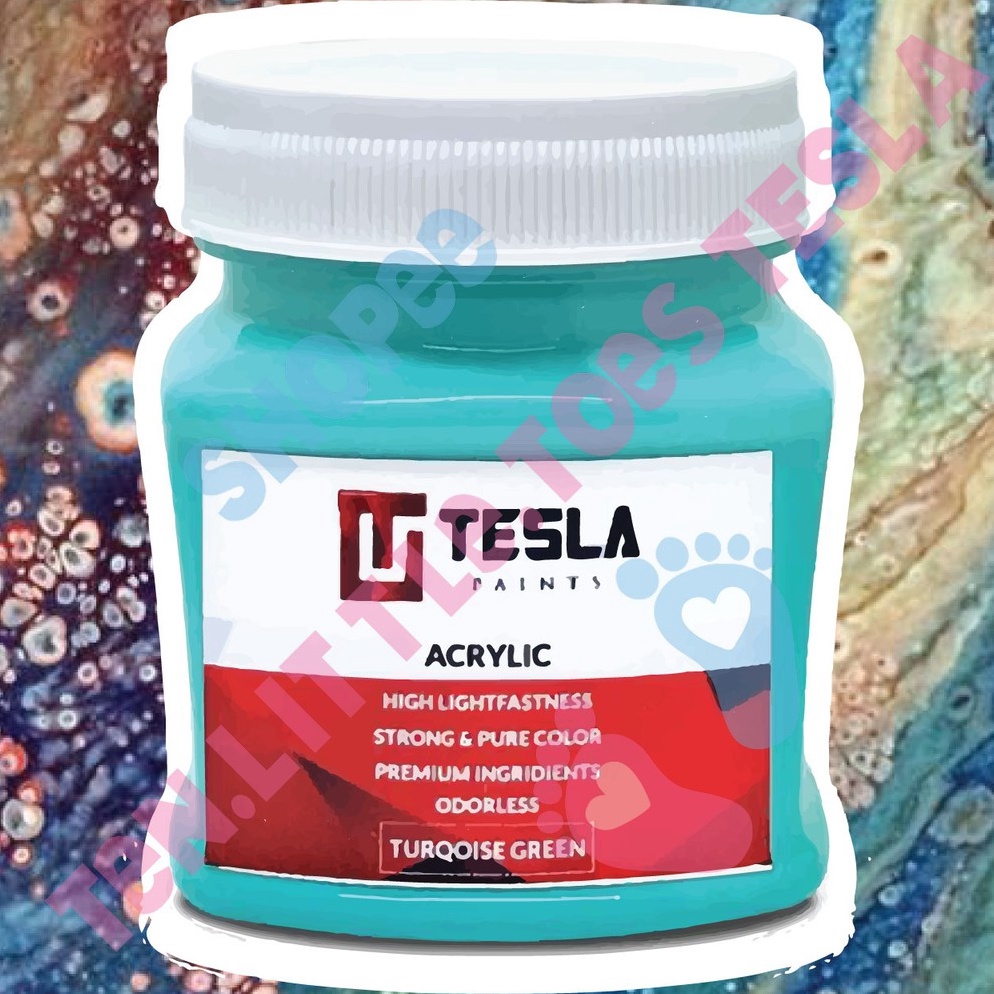 

KODE H84S Tesla Paints 125ml Acrylic Paints Cat Akrilik Tesla Paint cat acrylic