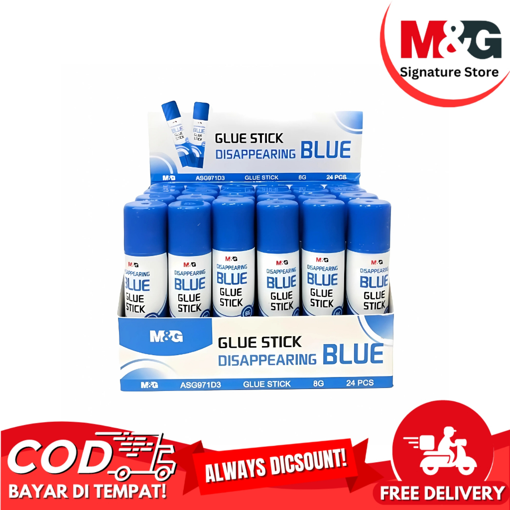 

Lem Batang PVP Blue M&G #ASG971D3 Lem Stik Kertas Stik 8gr Perekat Kertas Kantor Sekolah