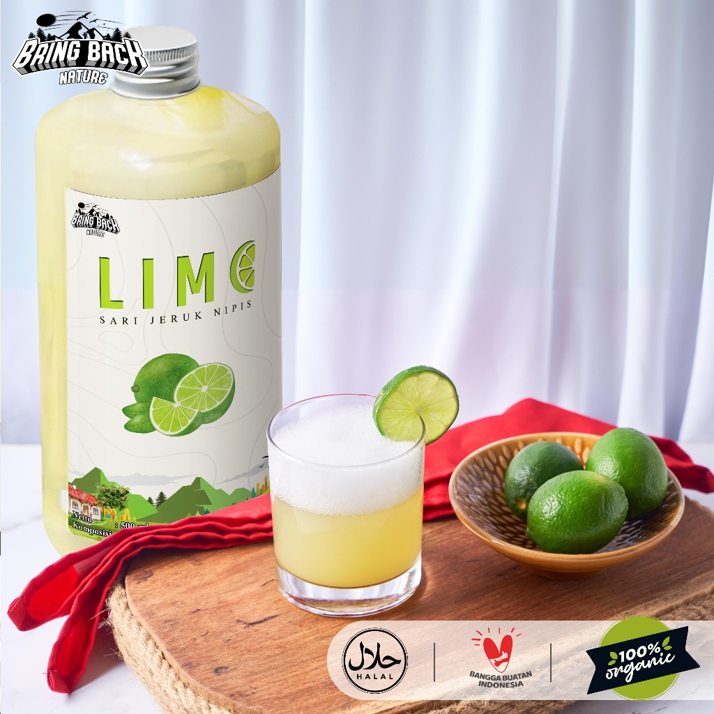 

SARI JERUK NIPIS MURNI 500ml / PURE LIME JUICE ALAMI / AIR JERUK NIPIS PERAS ASLI TANPA PENGAWET DAN PEMANIS