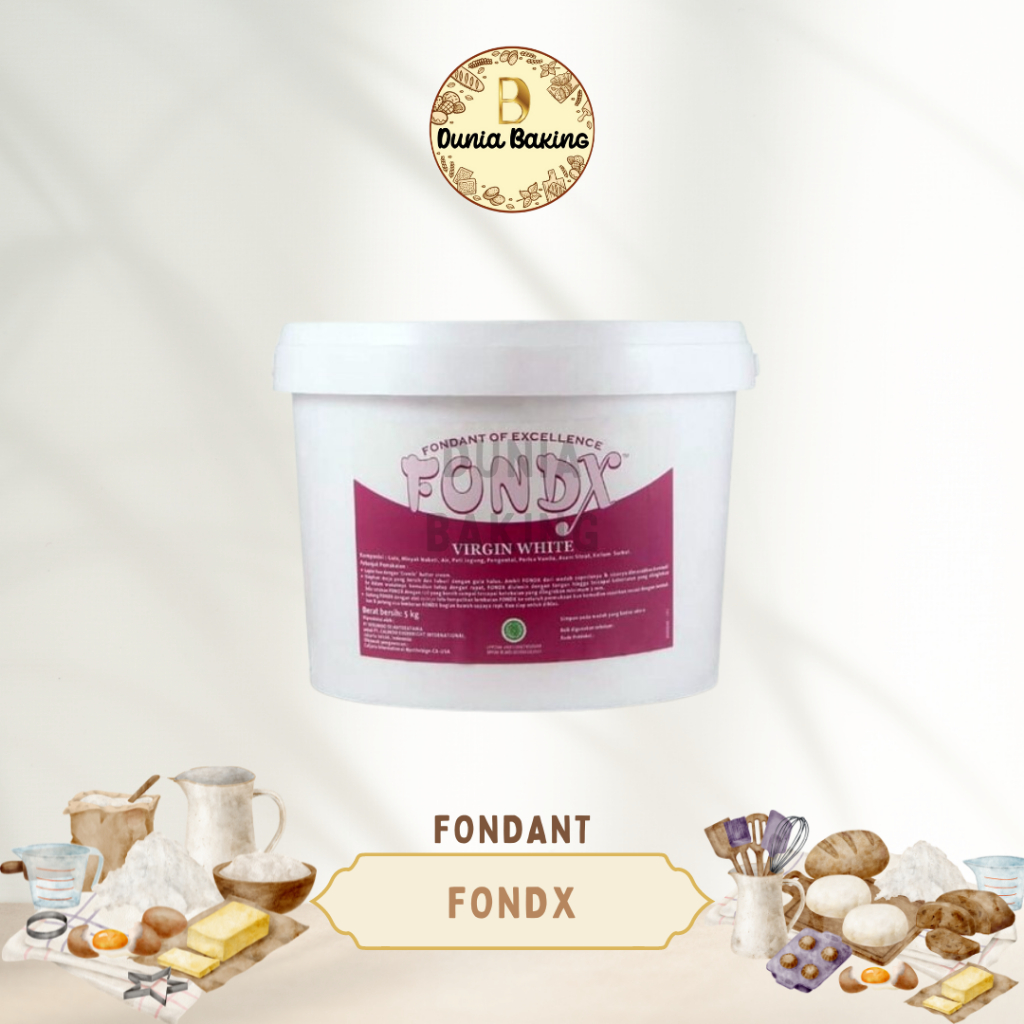 

FONDX vanilla virgin white | Fondant 5kg