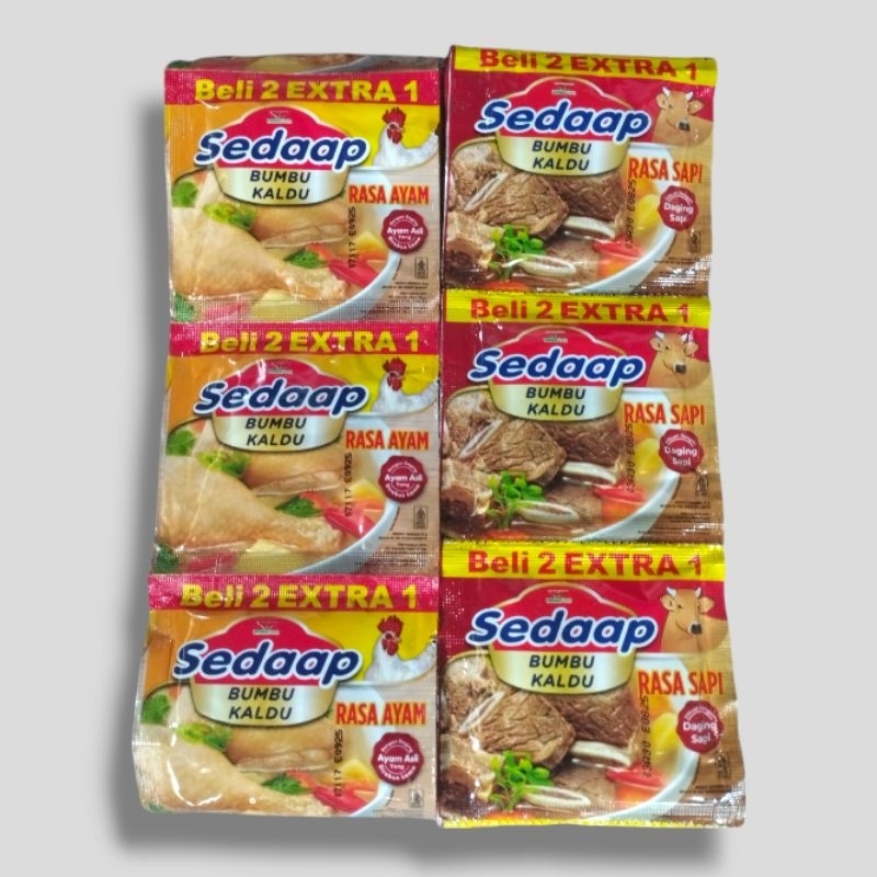 

(Dapat 36Pcs) SEDAP BUMBU KALDU RASA AYAM+SAPI // BUMBU KALDU RASA SAPI // BUMBU KALDU RASA AYAM // BUMBU KALDU 1 RENCENG ISI 18 // BUMBU DAPUR // ROYCO // MASAKO