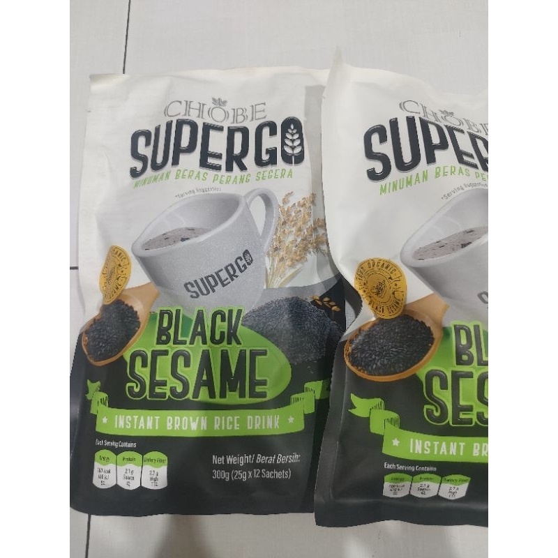 

Chobe SuperGo Black Sesame Instan Brown Rice Drink isi 12 sachets