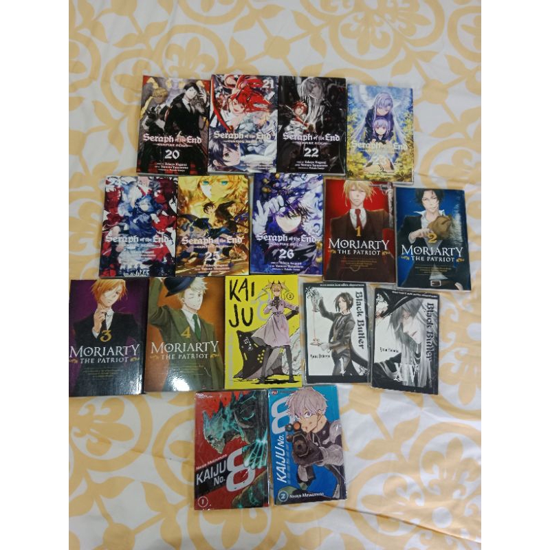 preloved manga komik english [bungo stray dogs, gokurakugai, seraph of the end]