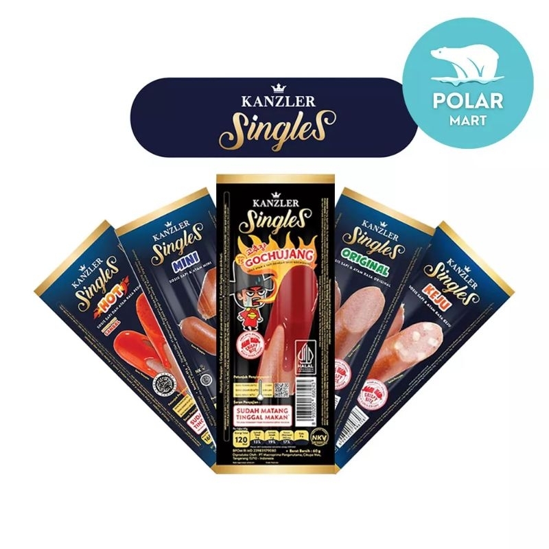 

Sosis kanzler 65g 1 box isi 12