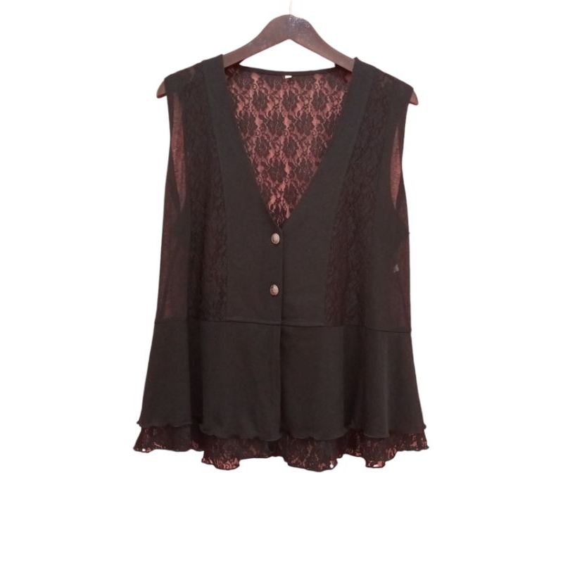 Outer Wanita | Outer Sleeveless | Outer Kancing | Outer Brokat | Outer Hitam | Outer Polos | Outer M