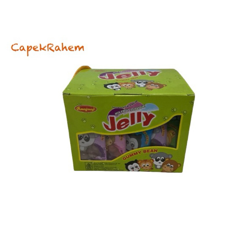 

Jelly Gummy Bean 1 Pack Isi 30 x 5gram