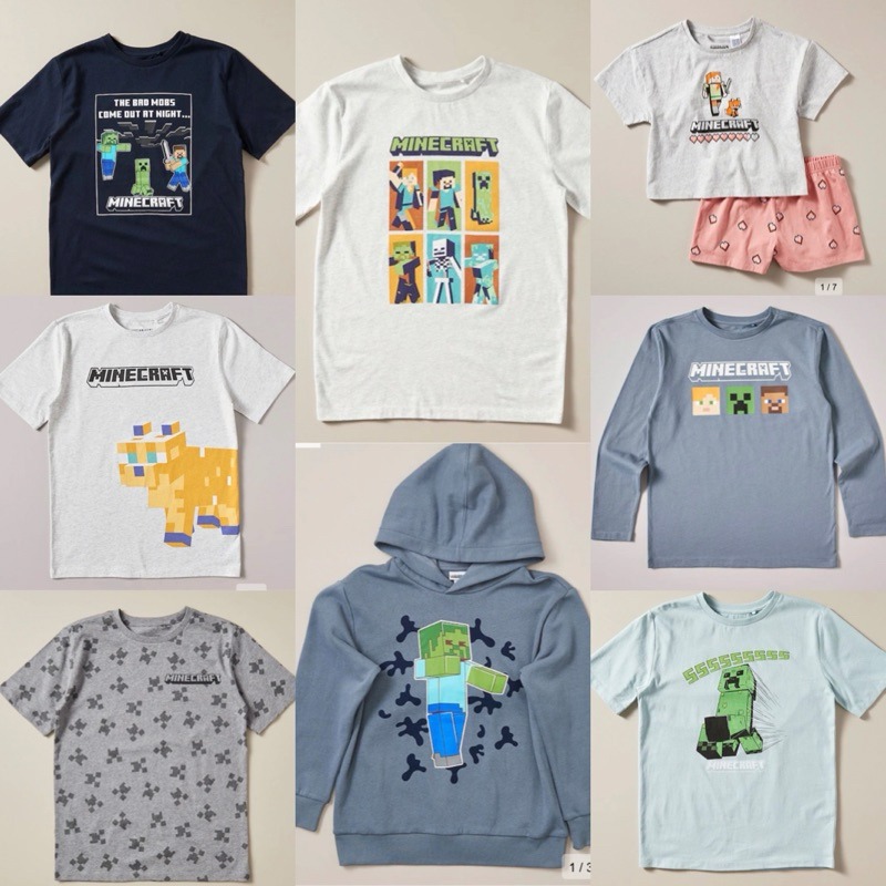 KAOS MINECRAFT ORIGINAL / BAJU MINECRAFT ORIGINAL/TSHIRT MINECRAFT ORIGINAL