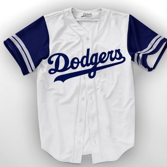 Promo Jersey Baseball Dodgers