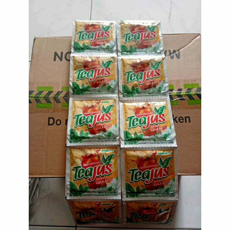 

6 renteng Tea Jus Gula Batu 8 gram [1 Renceng isi 10 Sachet]