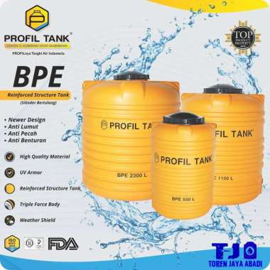 (2300 liter) Tangki Air / Tandon Toren BPE Profil Tank tipe BPE-2300L