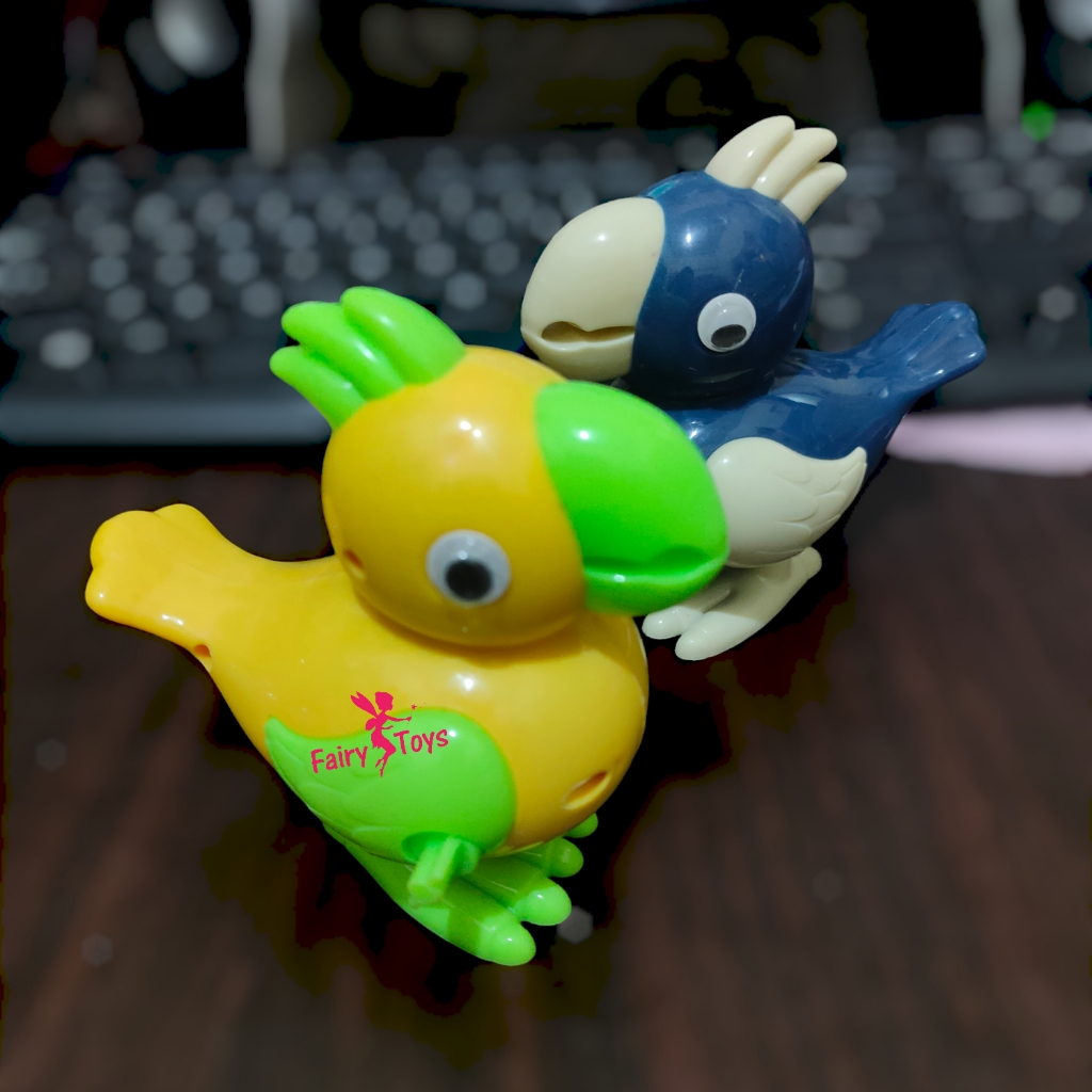 Mainan Anak Burung Kakak Tua Loncat Berjalan YI 2