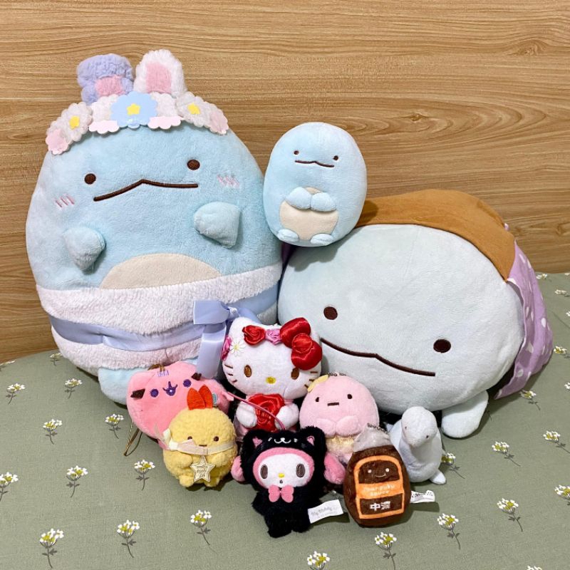 boneka keychain sumikko gurashi pusheen SAN-X sanrio qualia