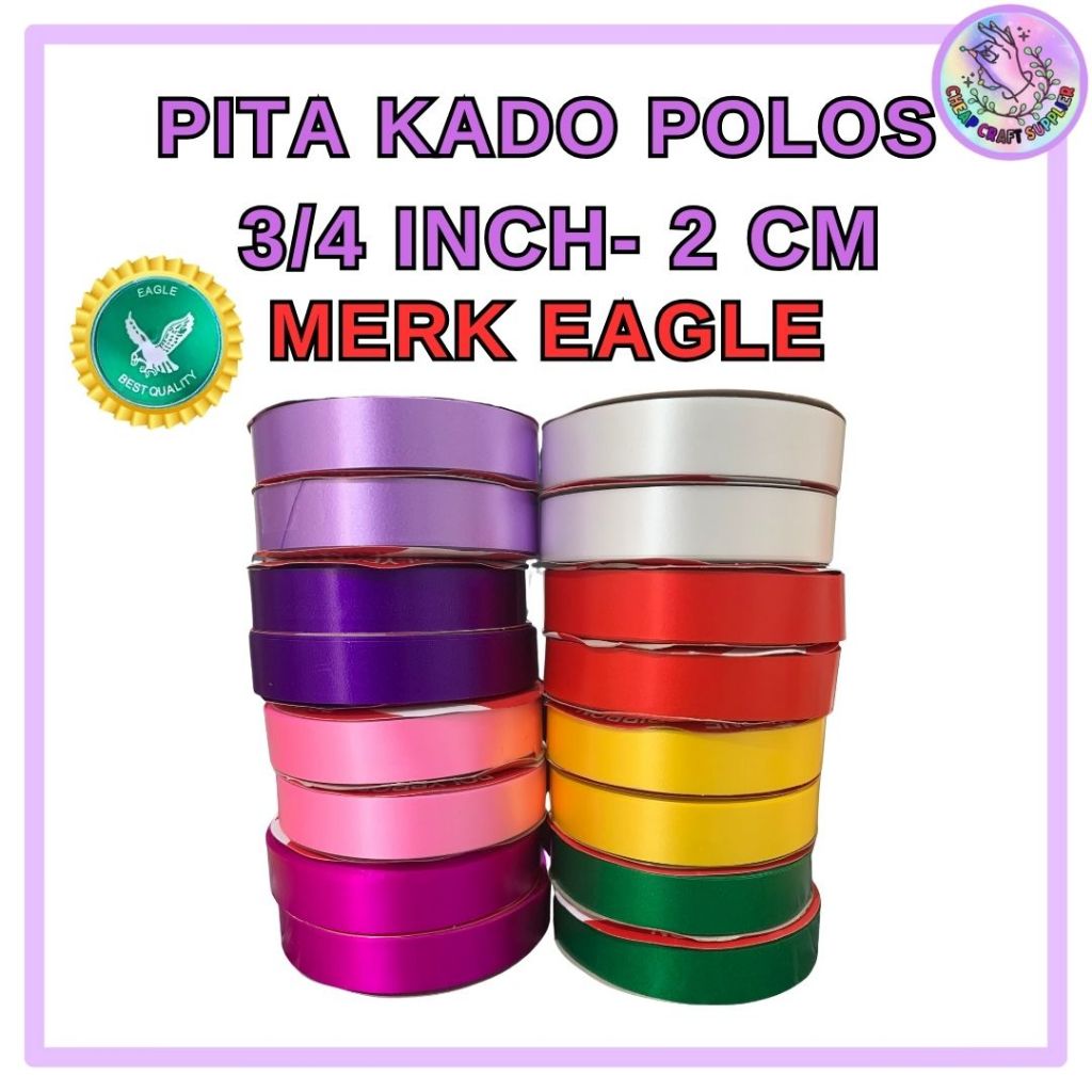

Pita Kado 3/4 Inch / Pita Jepang 2 cm EAGLE