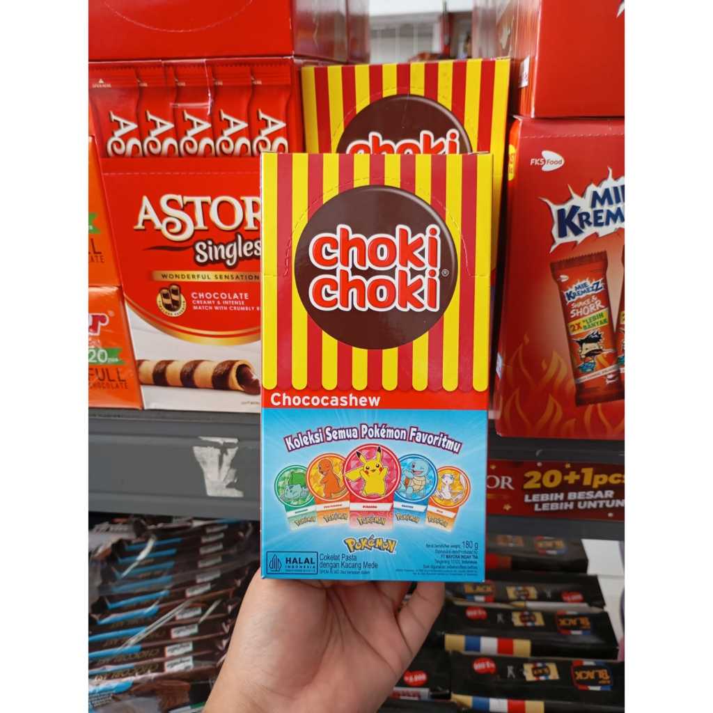 

CHOKI CHOKI COKLAT CASHEW 9GR X 20 PCS