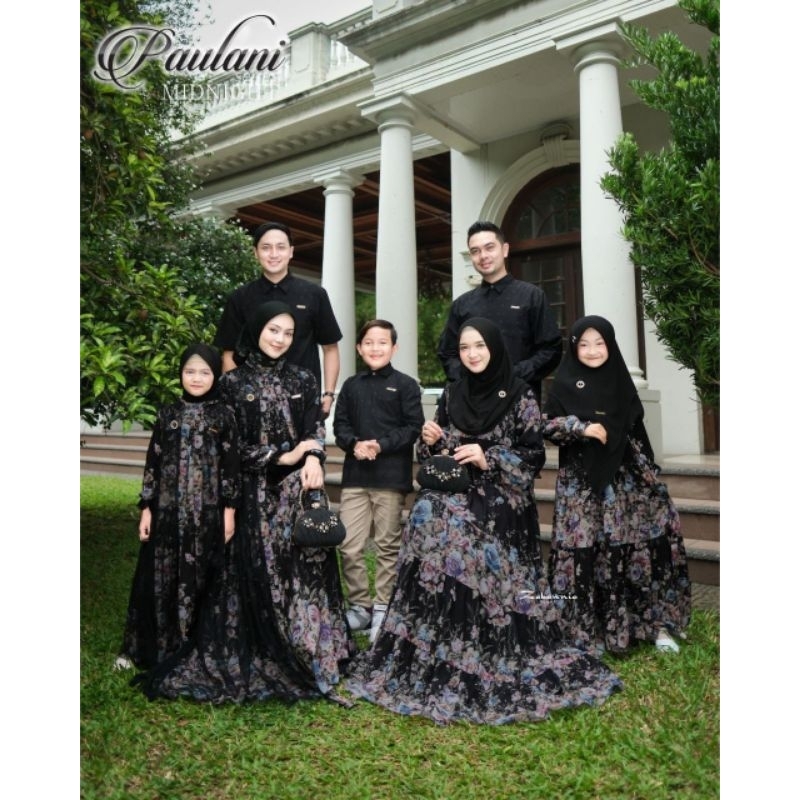 PAULANI FAMILY SERIES BY ZABANNIA AKR FAMSET 2025 BAJU SERAGAM KELUARGA BAJU COUPLE