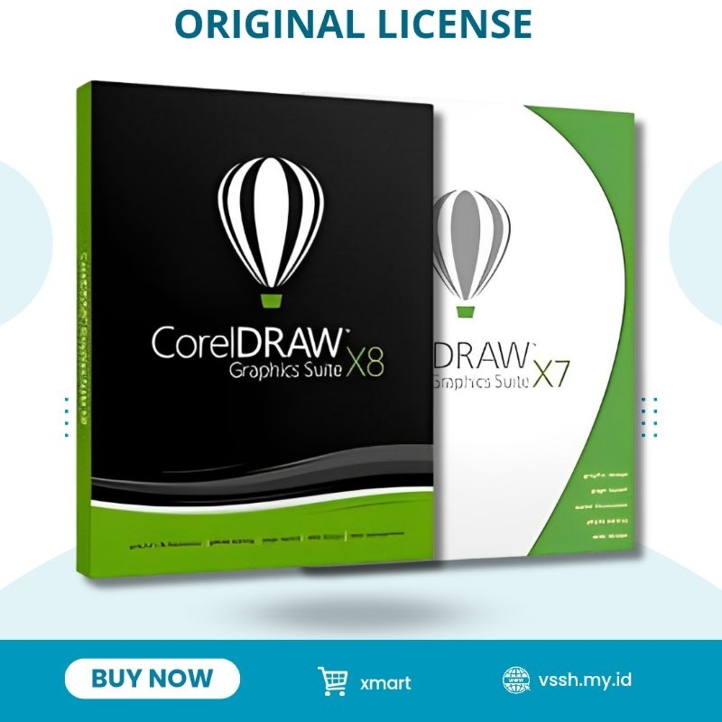 CorelDRAW Graphics Suite X8 & X7 License Original Lifetime