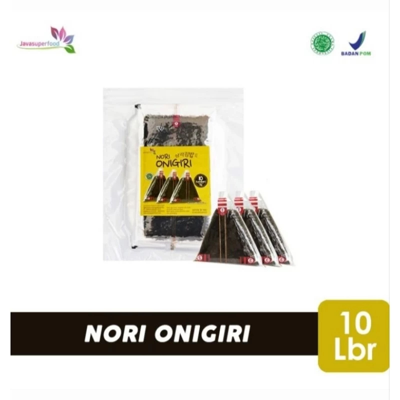 

JSF NORI ONIGIRI (10 Lembar)