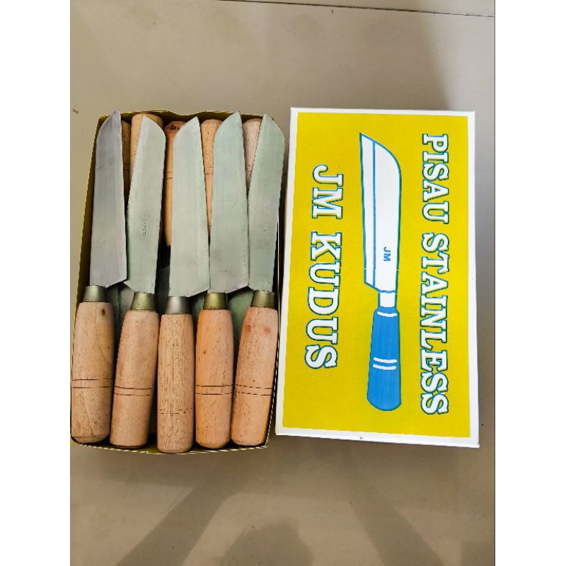 Pisau Ceblok JM isi 20 Pcs Besar - Pisau Daging Buah dan Sayur - Pisau Dapur