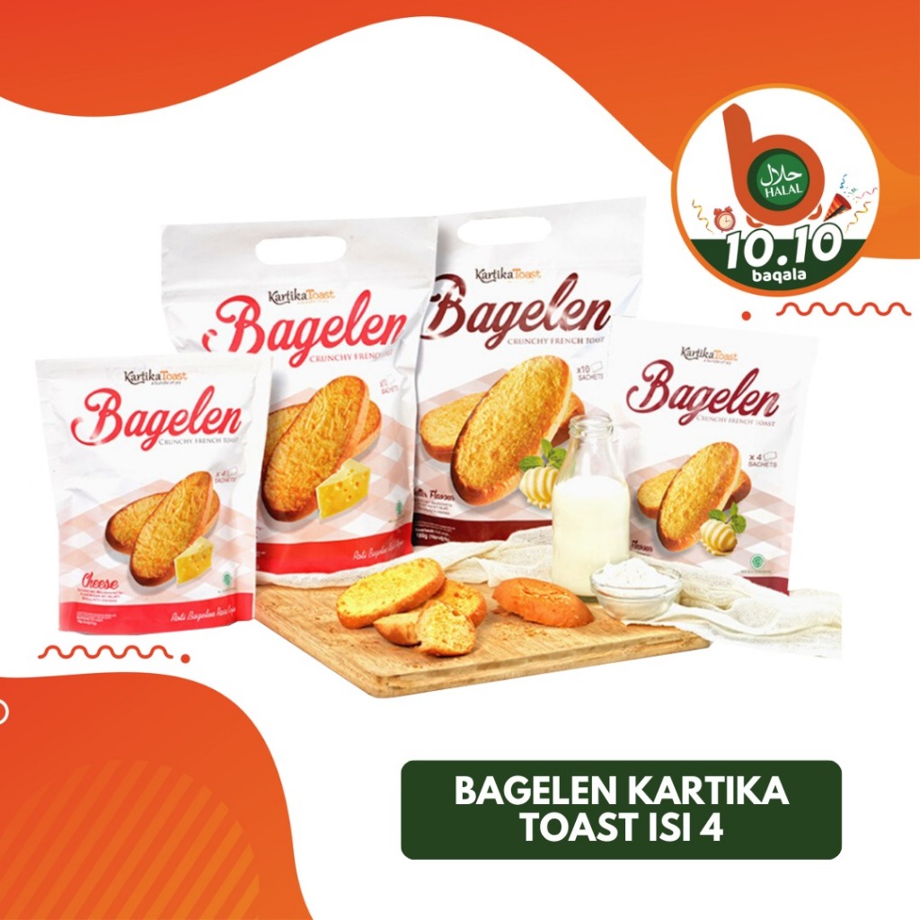 

Bagelen Kartika Toast isi 4