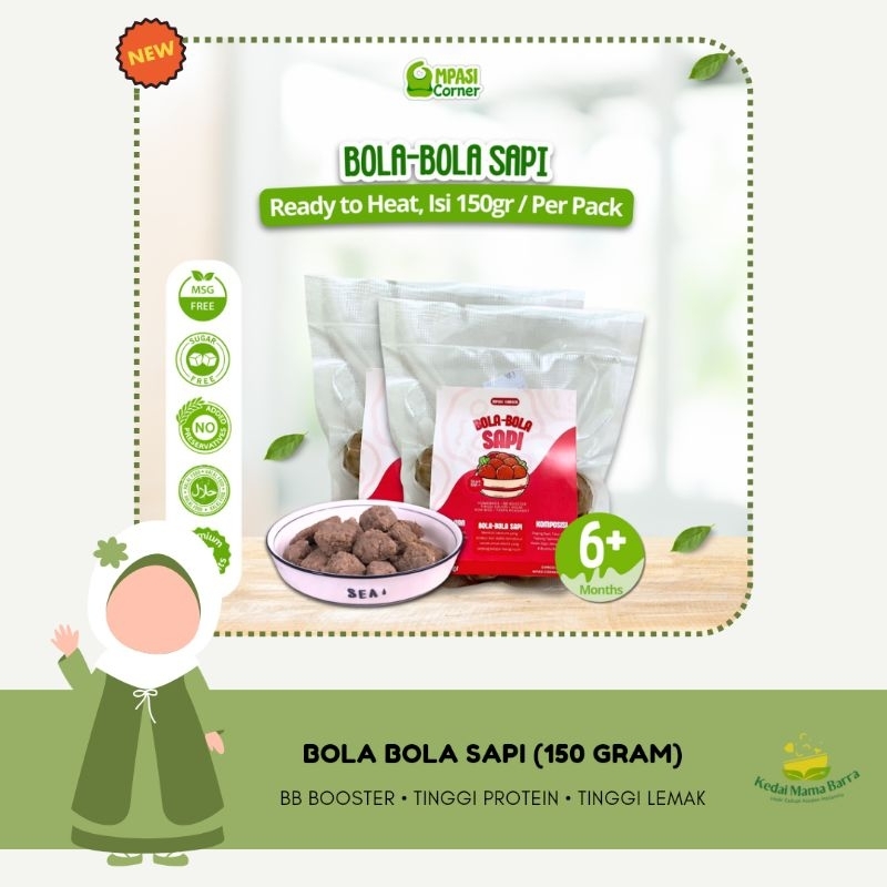 

Bola Bola Sapi by Mpasi Corner | Frozen Food Mpasi Anak Sehat | Catering Mpasi Siap Saji BB Booster