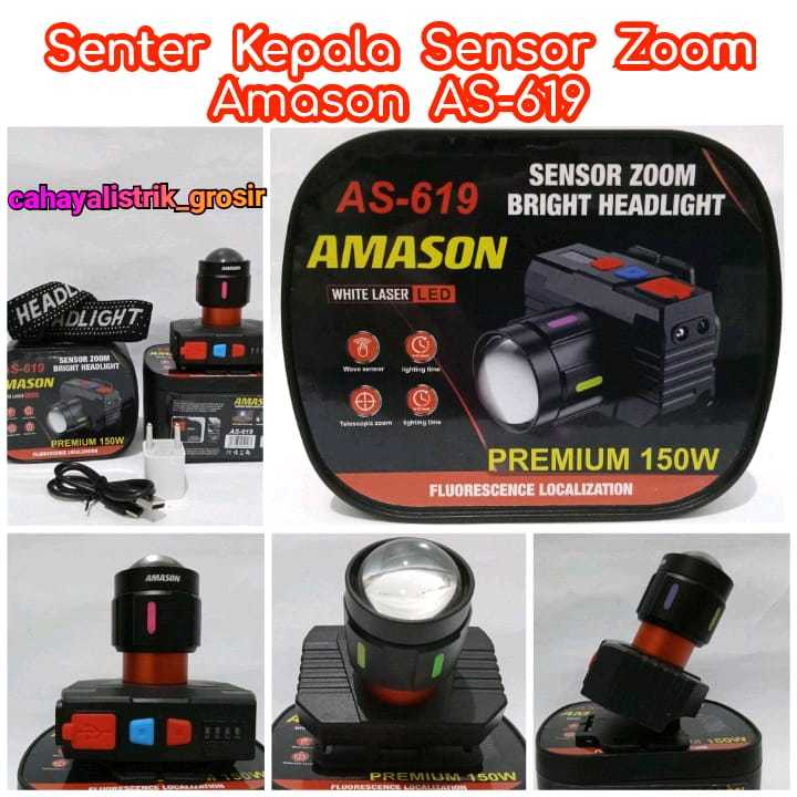 KISEKI Senter Kepala Zoom CK-Zoom8 100 Watt Senter Kepala Zoom Senter Kepala Super Terang Original 1