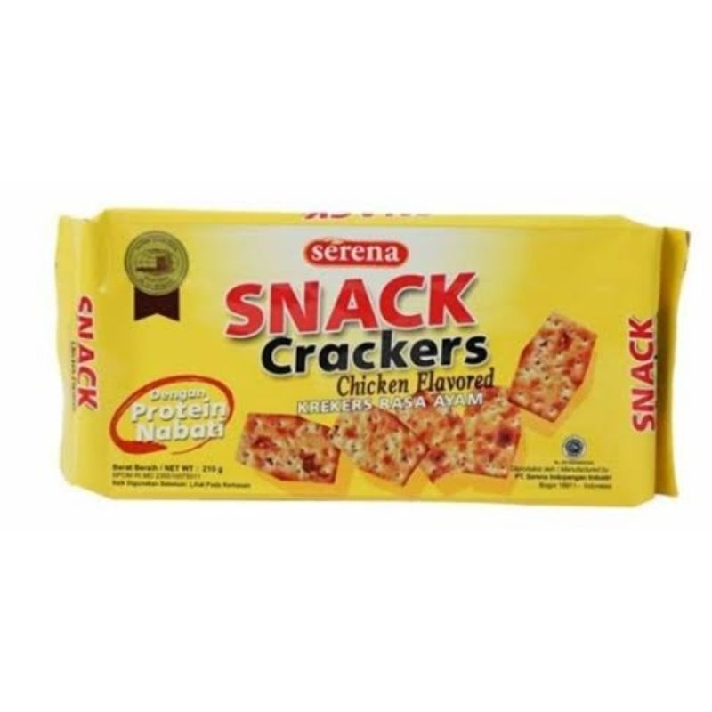 

Serena Snack Crackers Rasa Ayam 210 gram