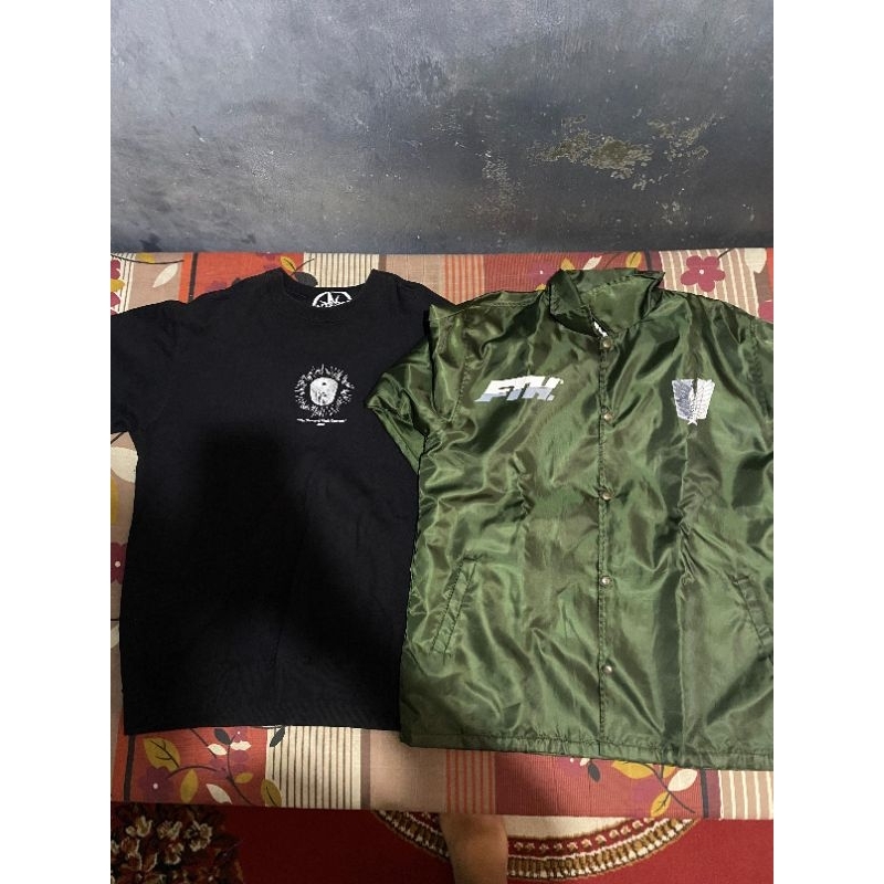 FAITH INDUSTRIS CREWNECK NOVACHRONO  & COACH JACKET ACKERMAN