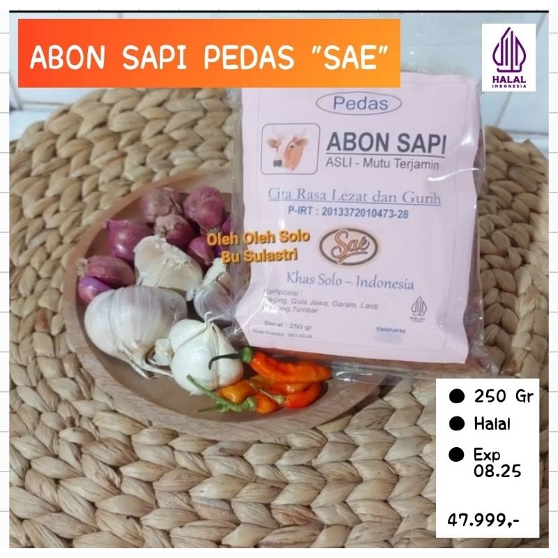 

ABON SAPI SAE ASLI SOLO PEDAS