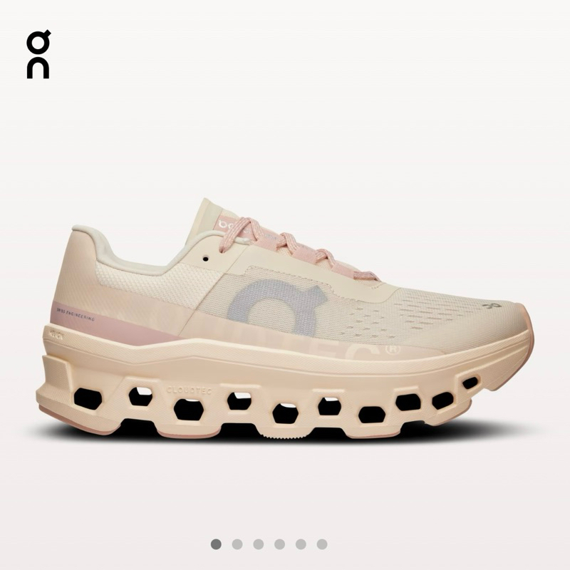 On Cloudmonster - Moon Fawn