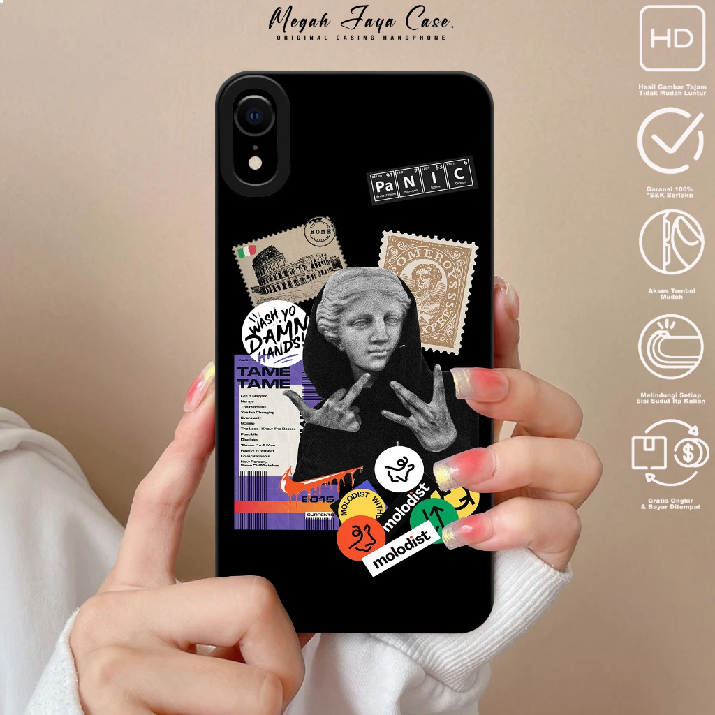 Case Iphone XR - Casing Hp Iphone XR Motif Estetik - Silikon Hp Iphone XR - Cover Hp - Kesing Hp Iph