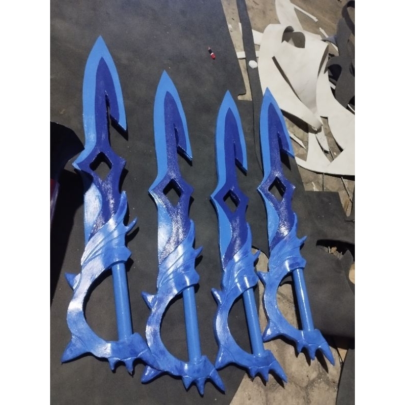 Pedang childe cosplay genshin impact