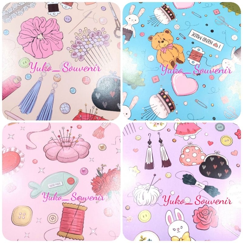 

Kertas Kado Kiky Boneka Tebal Glossy Kertas Kado Anak Perempuan Tebal Kertas Kado Kiky Beruang