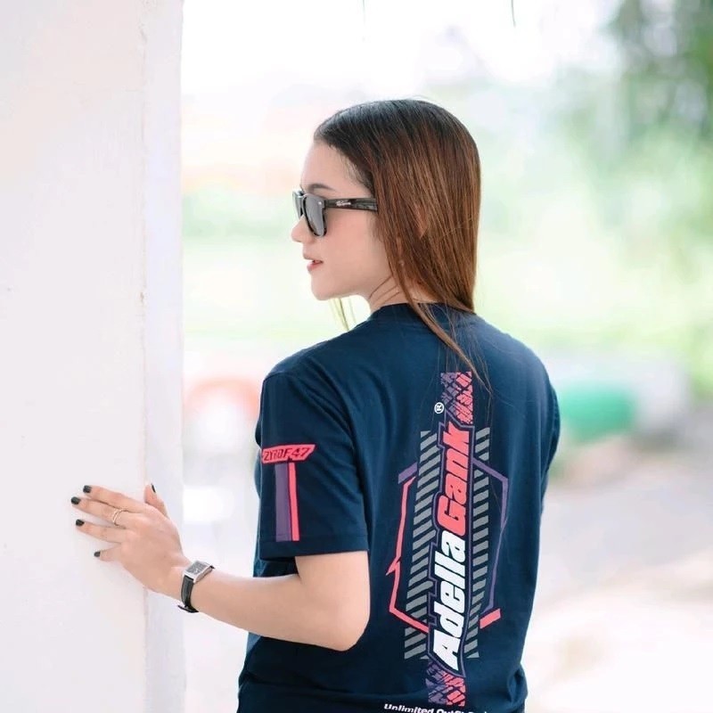 Kaos Distro Adella Gank V2 Unisex / Baju T-shrit Adella Gank Terbaru